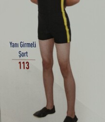 Karacan Spor - 113 Yanı Girmeli Cimnastik Şortu