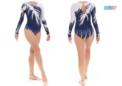 Karacan Spor - CD-201 Baskılı Cimnastik Mayo