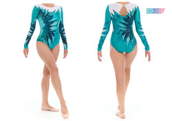 Karacan Spor - CD-203 Baskılı Cimnastik Mayo