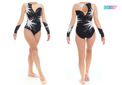 Karacan Spor - CD-204 Baskılı Cimnastik Mayo