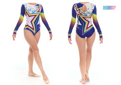 Karacan Spor - CD-209 Baskılı Cimnastik Mayo