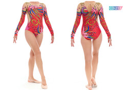 Karacan Spor - CD-213 Baskılı Cimnastik Mayo