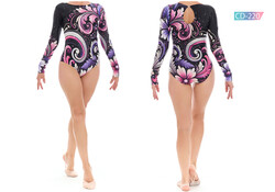 Karacan Spor - CD-220 Baskılı Cimnastik Mayo