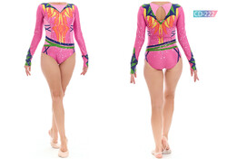 Karacan Spor - CD-222 Baskılı Cimnastik Mayo