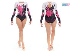 Karacan Spor - CD-225 Baskılı Cimnastik Mayo