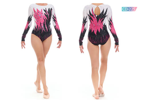 CD-225 Baskılı Cimnastik Mayo