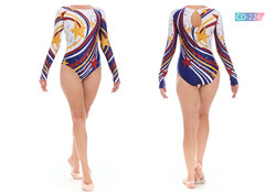 Karacan Spor - CD-226 Baskılı Cimnastik Mayo