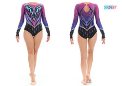 Karacan Spor - CD-232 Baskılı Cimnastik Mayo