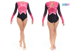 Karacan Spor - CD-233 Baskılı Cimnastik Mayo