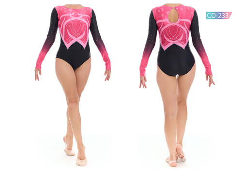 CD-233 Baskılı Cimnastik Mayo