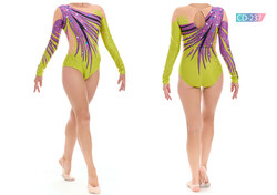 Karacan Spor - CD-237 Baskılı Cimnastik Mayo