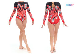 Karacan Spor - CD-239 Baskılı Cimnastik Mayo