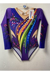 Karacan Spor - CD-46 Baskılı Cimnastik Mayo